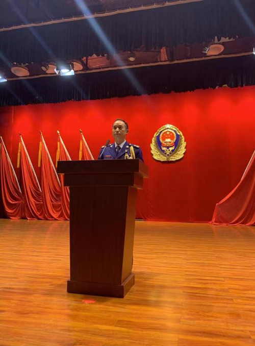 南充学习中心优秀毕业生上官惠忠作为四川省委党史学习教育宣讲团成员到高校作报告